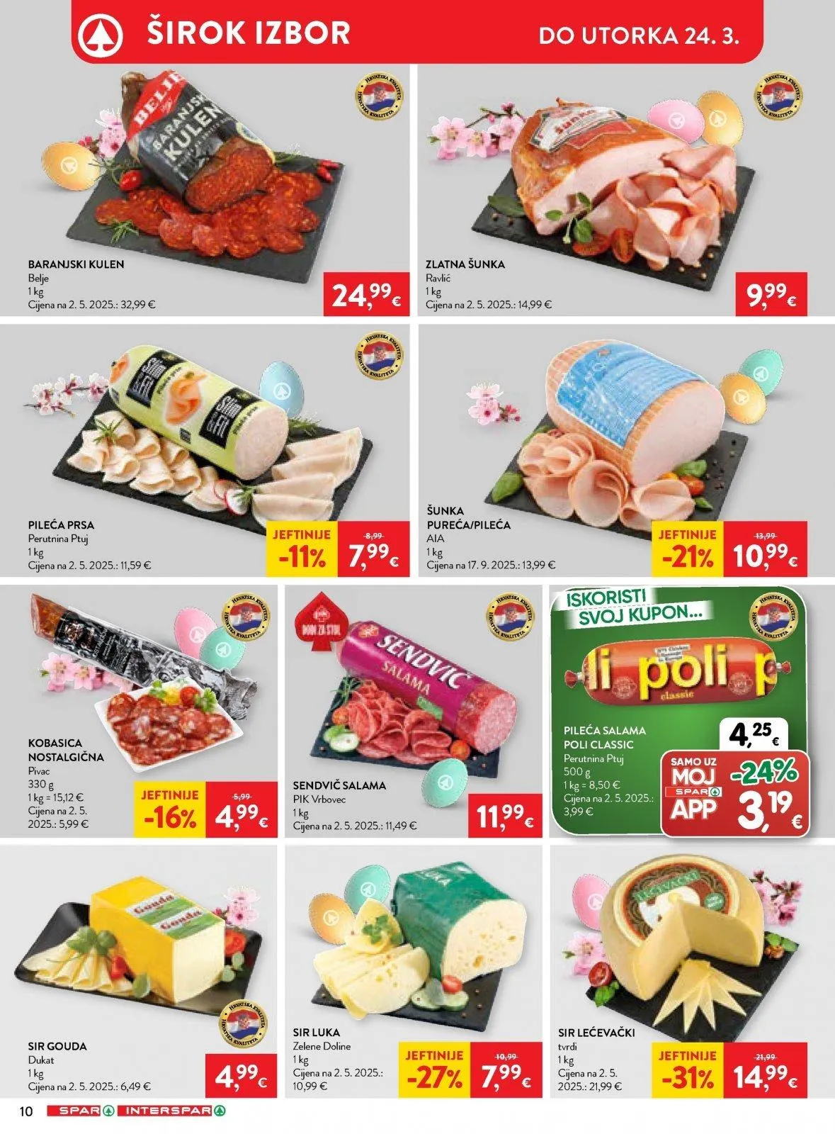 Katalog Spar katalog do 24.03.2026 od 19. ožujka do 24. ožujka 2026. - Pregled Stranica 10