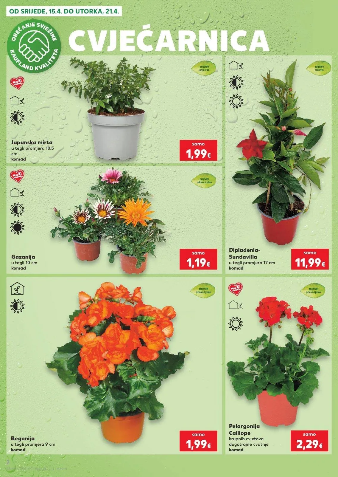 Katalog Kaufland katalog do 21.04.2026 od 15. travnja do 21. travnja 2026. - Pregled Stranica 2