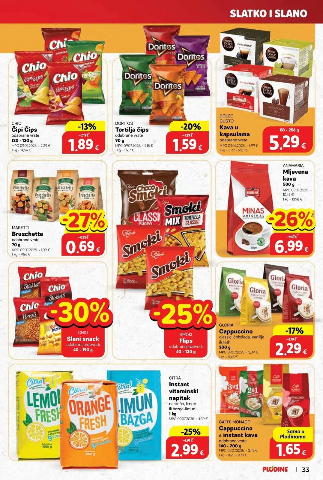 Katalog Plodine katalog do 11.11.2025 od 6. studenoga do 11. studenoga 2025. - Pregled Stranica 33