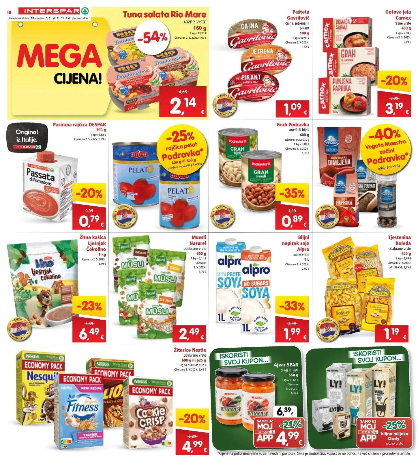 Katalog Interspar katalog do 11.11.2025 od 5. studenoga do 11. studenoga 2025. - Pregled Stranica 18