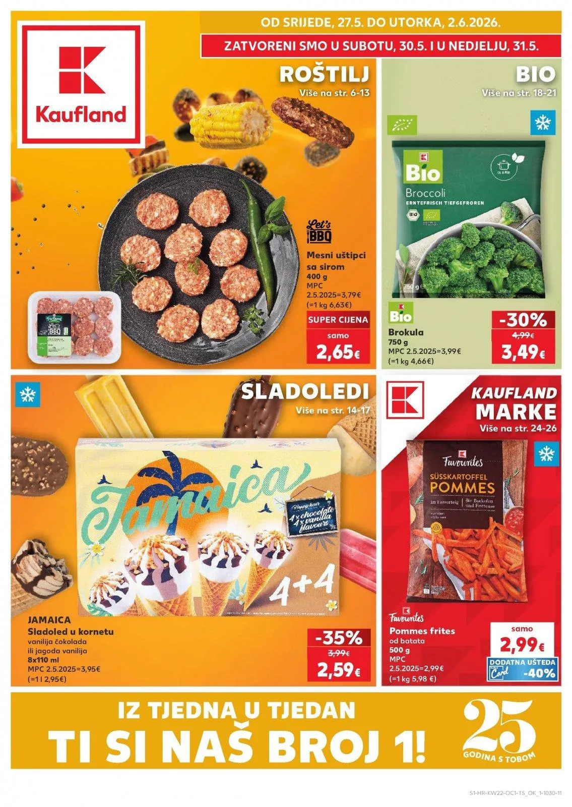 Katalog Kaufland katalog do 02.06.2026 od 27. svibnja do 2. lipnja 2026. - Pregled Stranica 1
