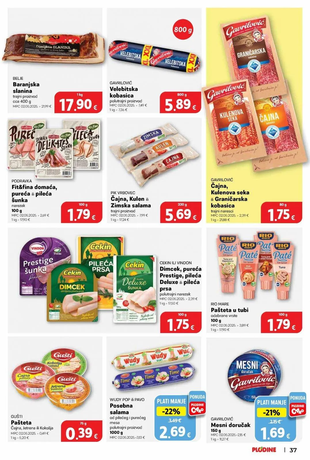 Katalog Plodine katalog do 23.06.2026 od 17. lipnja do 23. lipnja 2026. - Pregled Stranica 37