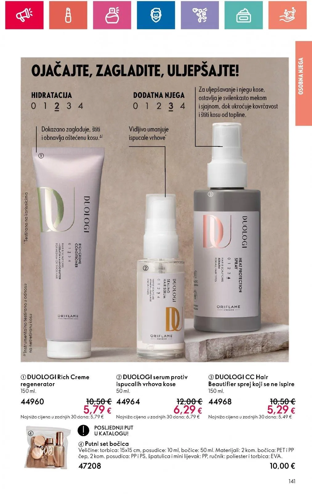 Katalog Oriflame katalog do 11.09.2024 od 29. kolovoza do 11. rujna 2024. - Pregled Stranica 141