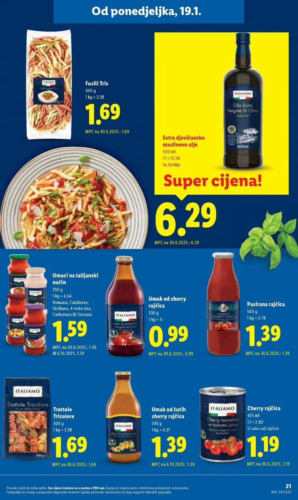 Katalog Lidl katalog do 25.01.2026 od 15. siječnja do 25. siječnja 2026. - Pregled Stranica 21