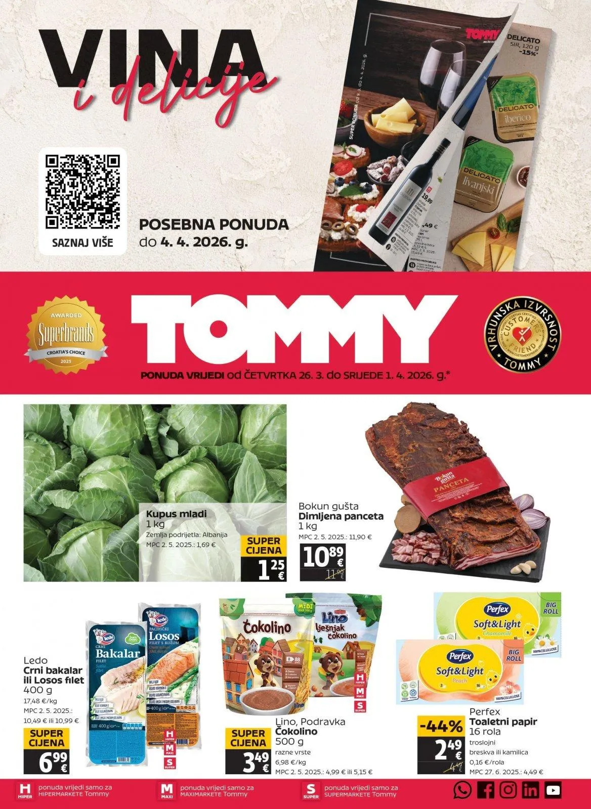 Katalog Tommy katalog do 01.04.2026 od 26. ožujka do 1. travnja 2026. - Pregled Stranica 1