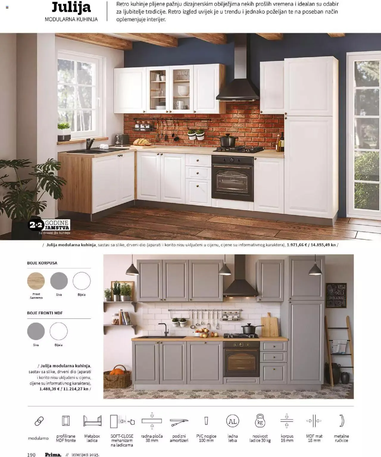 Katalog Katalog interijeri 2023 Prima od 20. veljače do 31. prosinca 2023. - Pregled Stranica 192