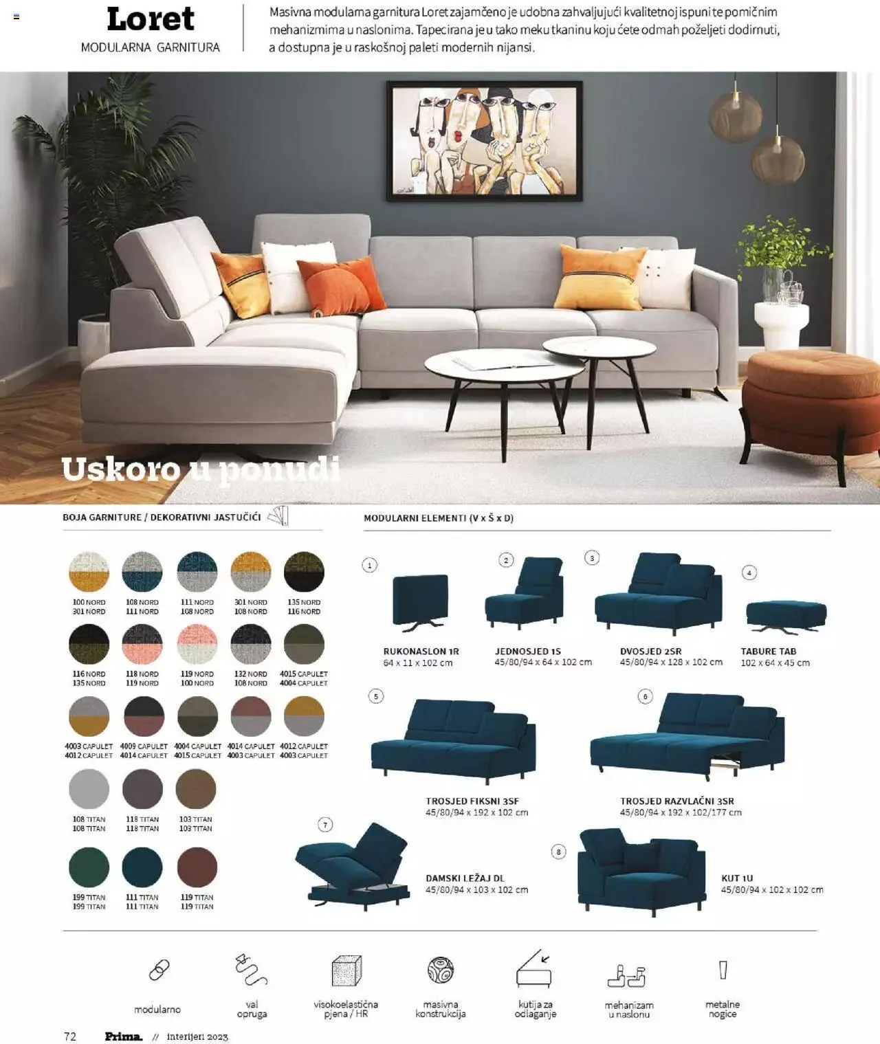 Katalog Katalog interijeri 2023 Prima od 20. veljače do 31. prosinca 2023. - Pregled Stranica 74