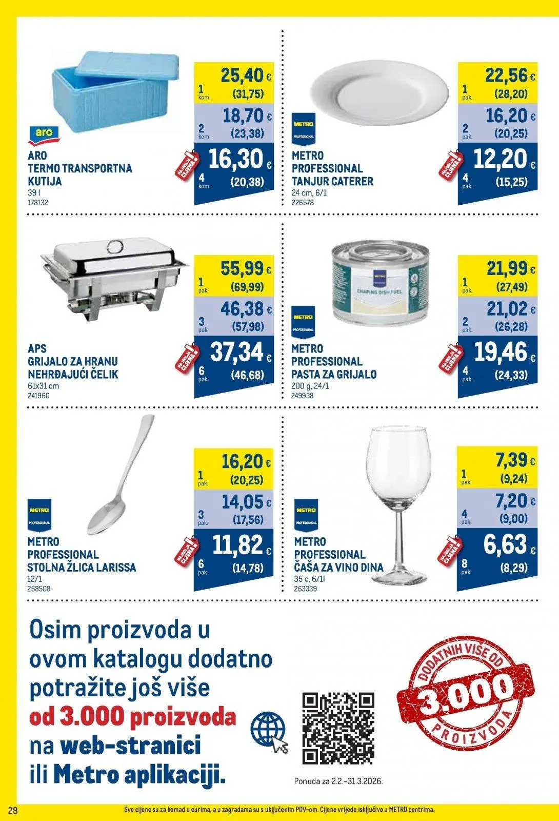 Katalog Metro katalog do 31.03.2026 od 5. ožujka do 31. ožujka 2026. - Pregled Stranica 28