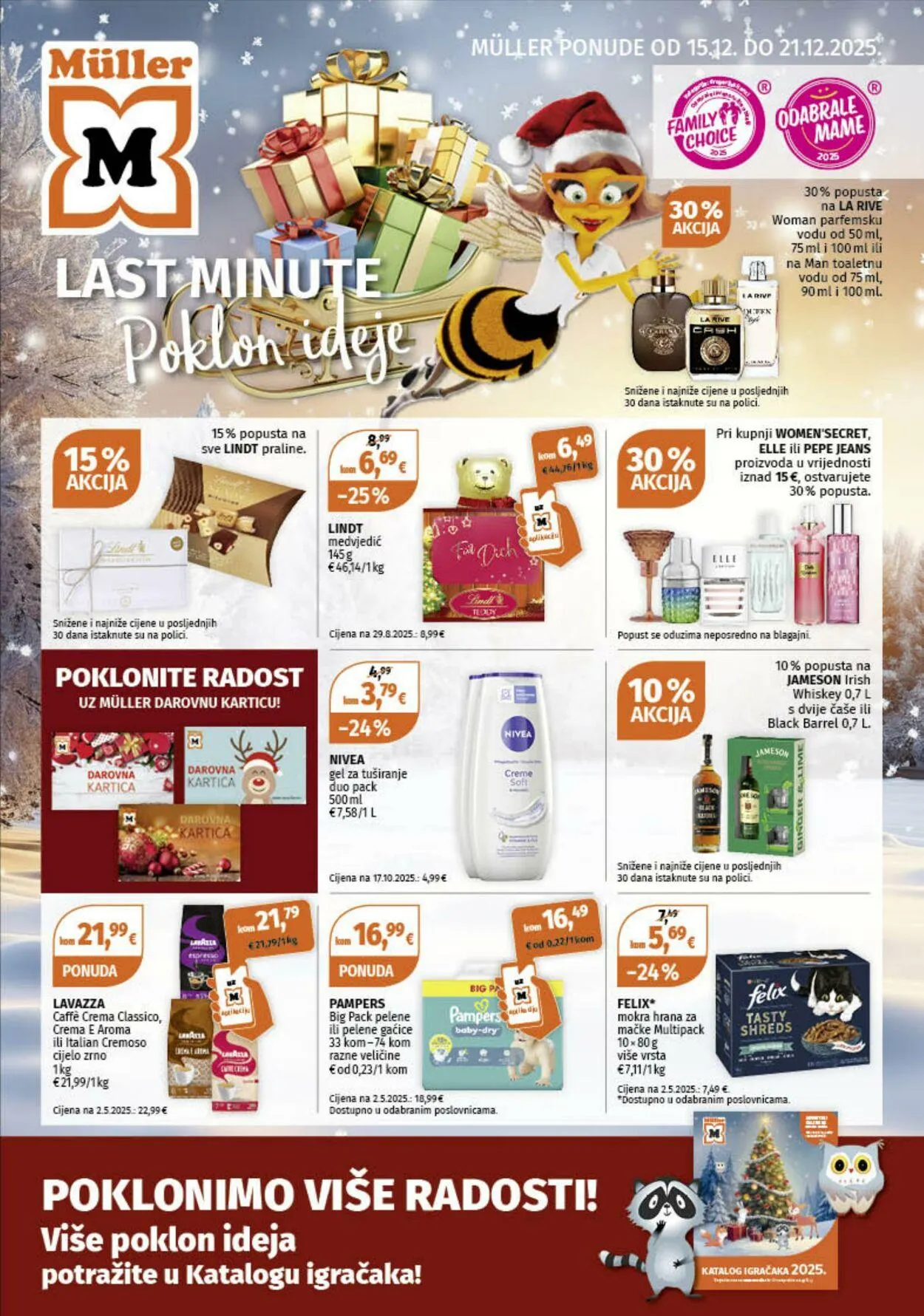 Katalog Müller od 8. prosinca do 14. prosinca 2025. - Pregled Stranica 1