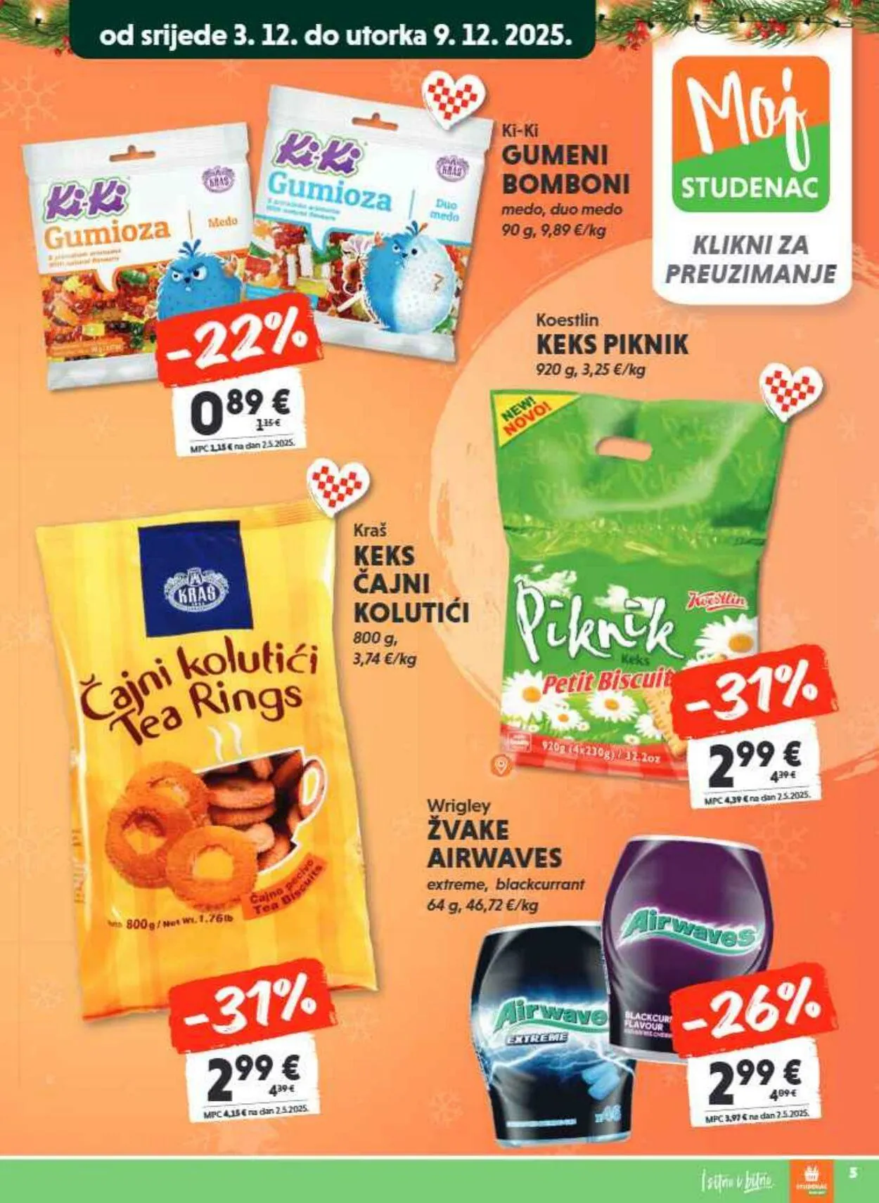 Katalog Studenac od 3. prosinca do 9. prosinca 2025. - Pregled Stranica 5