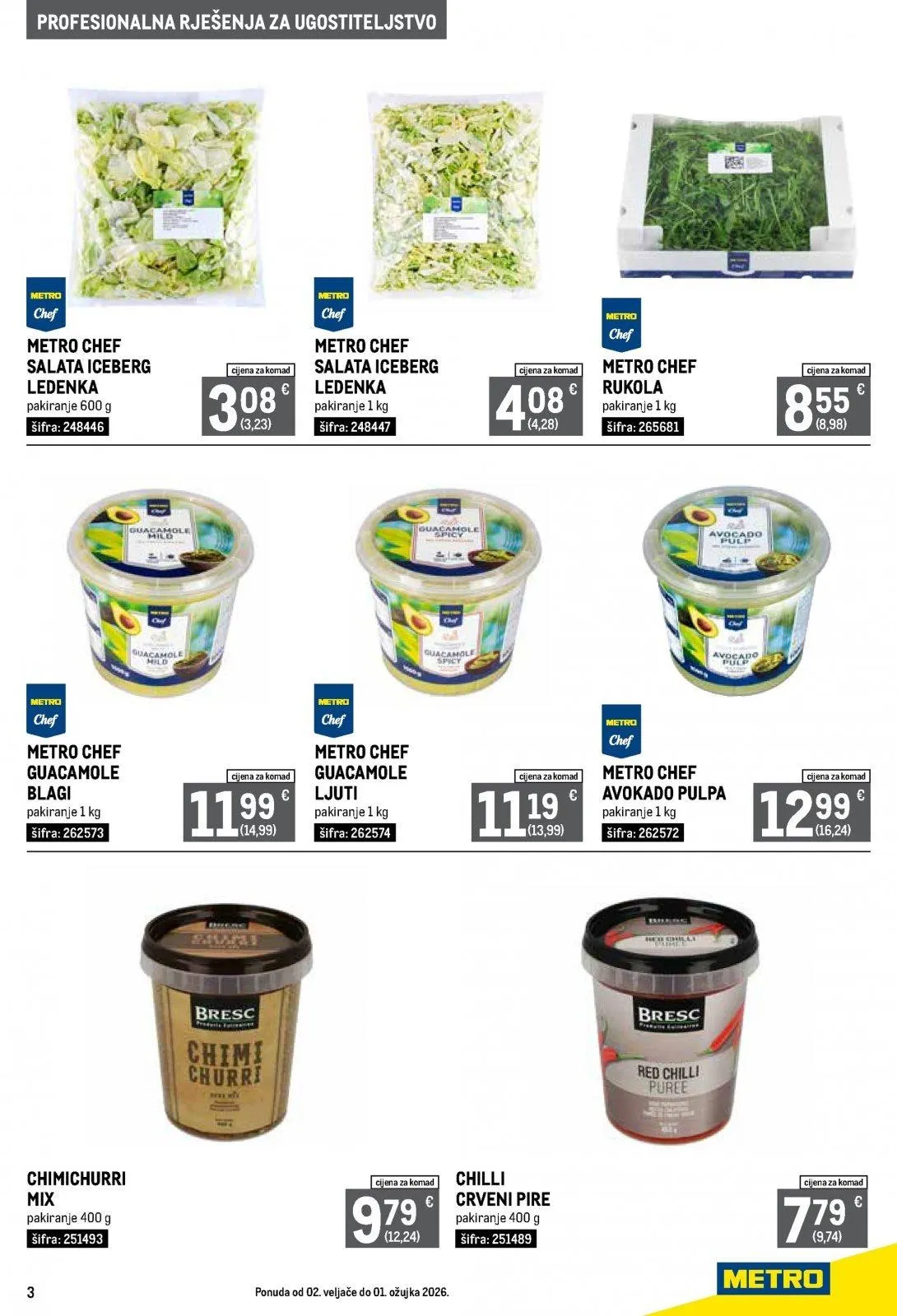 Katalog Metro katalog do 02.03.2026 od 7. veljače do 2. ožujka 2026. - Pregled Stranica 3
