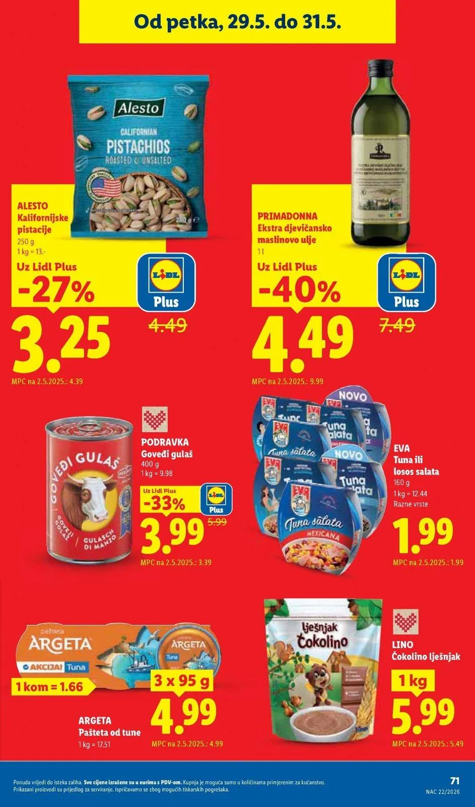 Katalog Lidl katalog do 31.05.2026 od 21. svibnja do 31. svibnja 2026. - Pregled Stranica 71