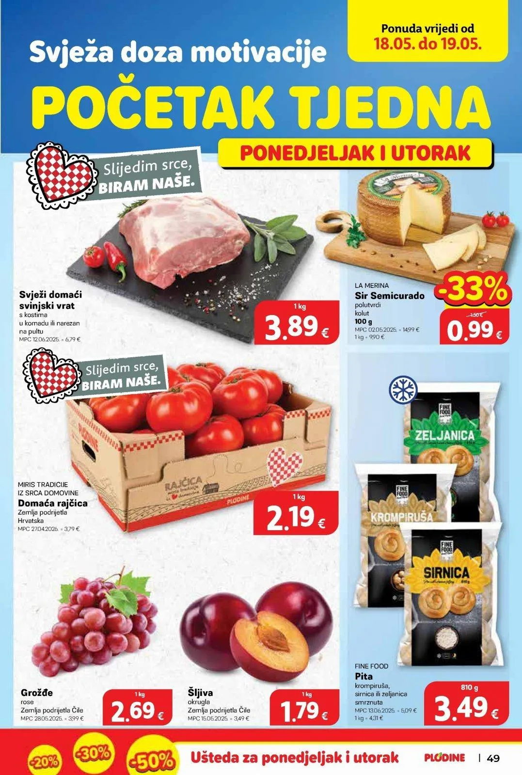 Katalog Plodine katalog do 19.05.2026 od 13. svibnja do 19. svibnja 2026. - Pregled Stranica 49