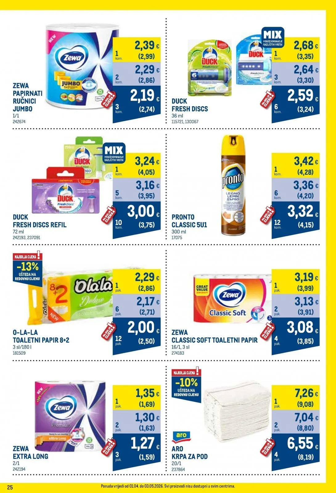 Katalog Metro katalog do 03.05.2026 od 2. travnja do 3. svibnja 2026. - Pregled Stranica 25
