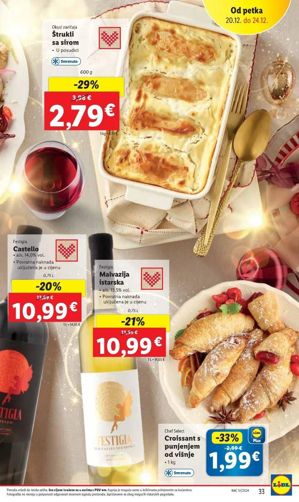 Katalog Lidl katalog do 24.12.2024 od 20. prosinca do 24. prosinca 2024. - Pregled Stranica 33
