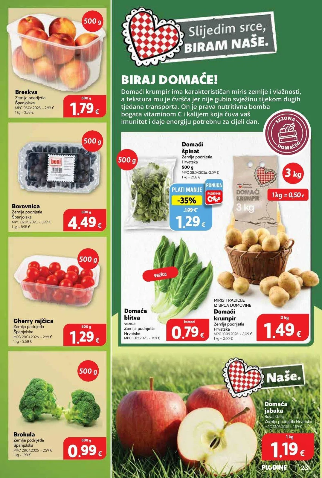 Katalog Plodine katalog do 19.05.2026 od 13. svibnja do 19. svibnja 2026. - Pregled Stranica 23