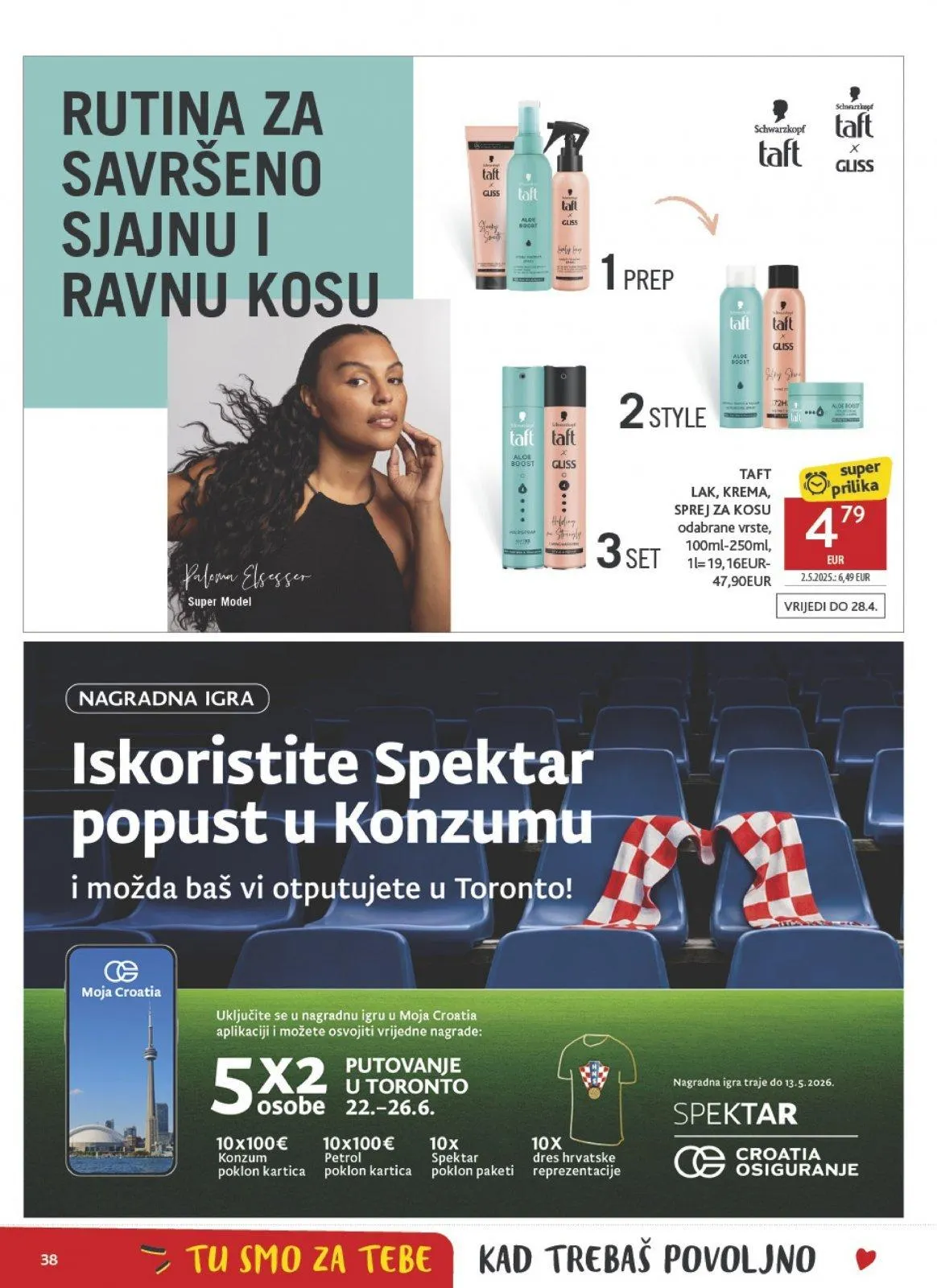 Katalog Konzum katalog do 14.04.2026 od 8. travnja do 14. travnja 2026. - Pregled Stranica 38