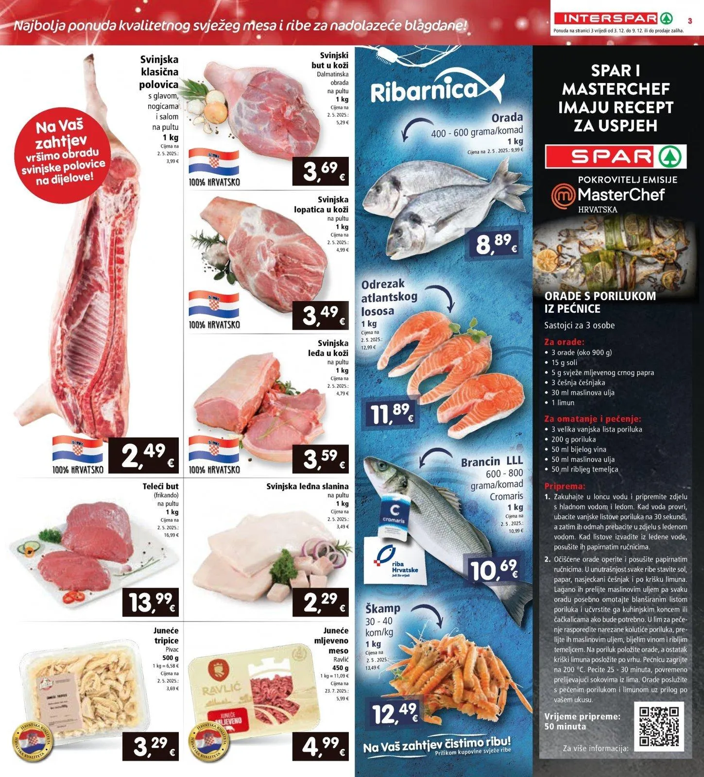 Katalog Interspar katalog do 09.12.2025 od 3. prosinca do 9. prosinca 2025. - Pregled Stranica 3