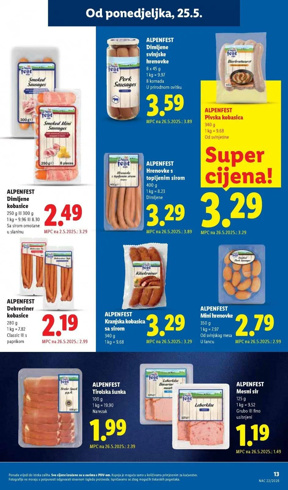 Katalog Lidl katalog do 31.05.2026 od 21. svibnja do 31. svibnja 2026. - Pregled Stranica 13