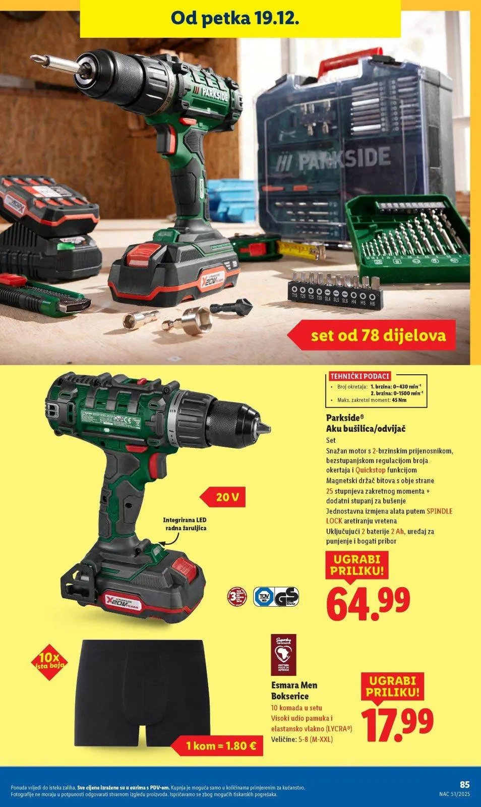 Katalog Lidl katalog do 24.12.2025 od 11. prosinca do 24. prosinca 2025. - Pregled Stranica 85