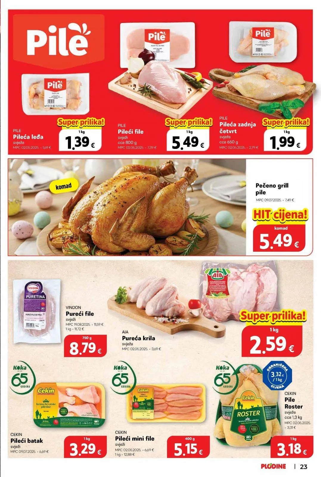 Katalog Plodine katalog do 17.03.2026 od 12. ožujka do 17. ožujka 2026. - Pregled Stranica 23