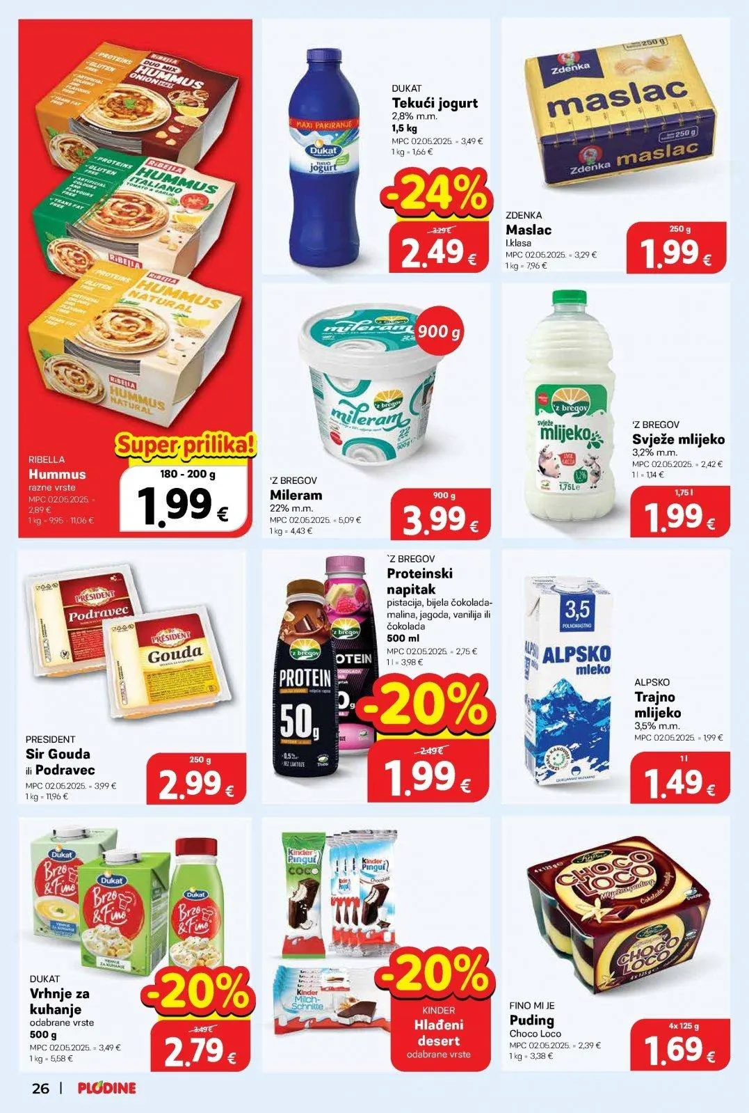 Katalog Plodine katalog do 02.06.2026 od 28. svibnja do 2. lipnja 2026. - Pregled Stranica 26