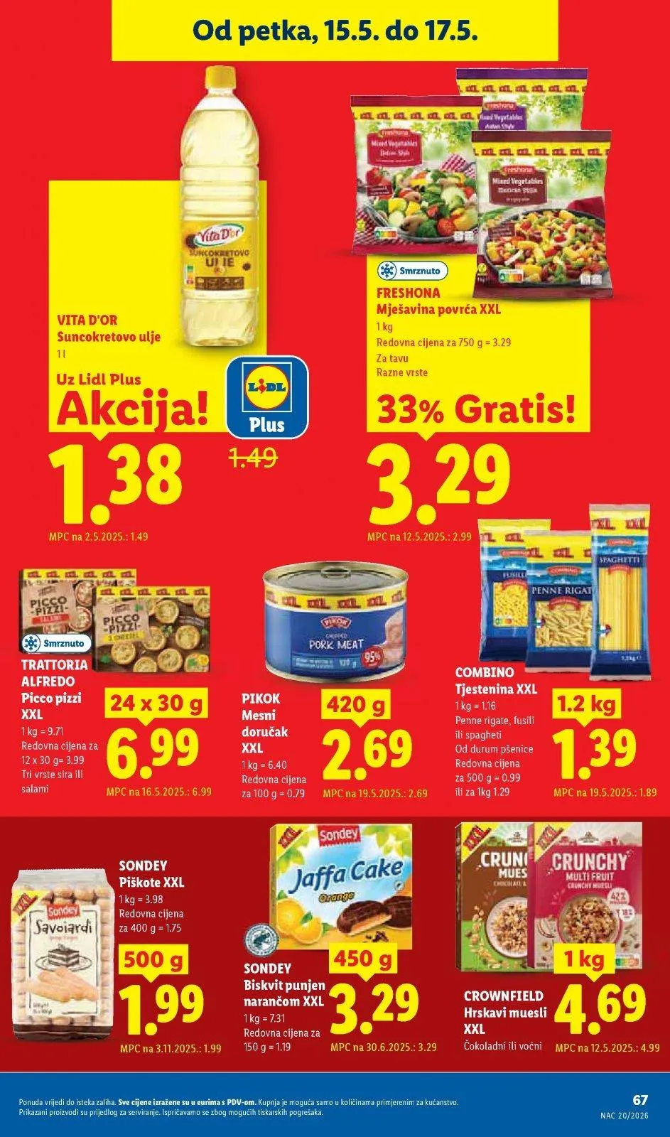 Katalog Lidl katalog do 17.05.2026 od 7. svibnja do 17. svibnja 2026. - Pregled Stranica 67