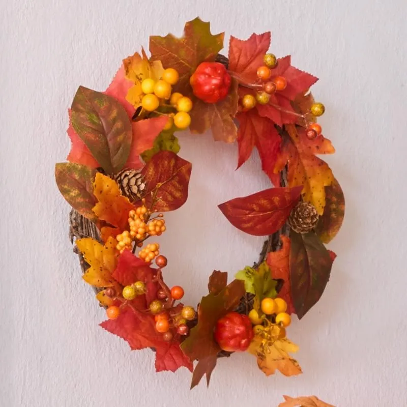 Deko-Kranz in herbstlichem Design, Ø ca. 25x8cm