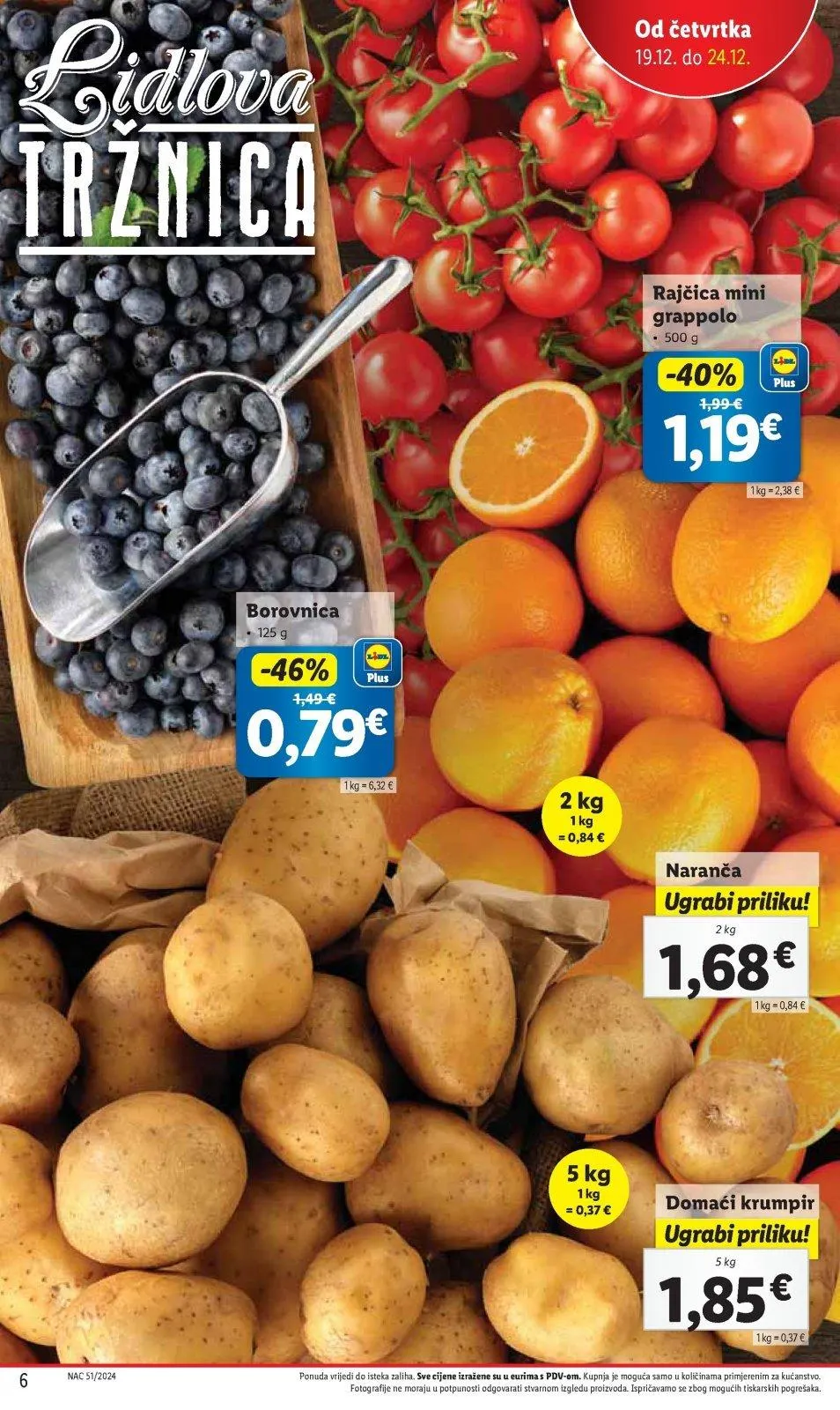 Katalog Lidl katalog do 24.12.2024 od 20. prosinca do 24. prosinca 2024. - Pregled Stranica 6