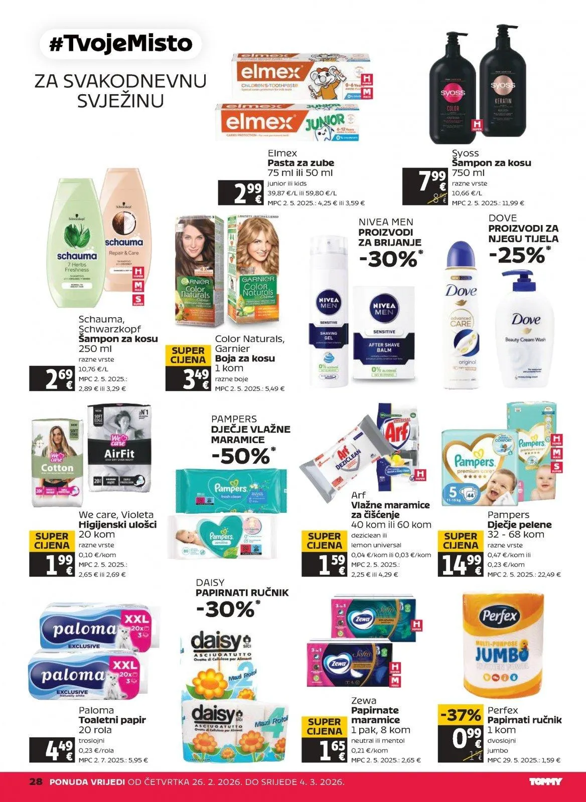 Katalog Tommy katalog do 04.03.2026 od 26. veljače do 4. ožujka 2026. - Pregled Stranica 28