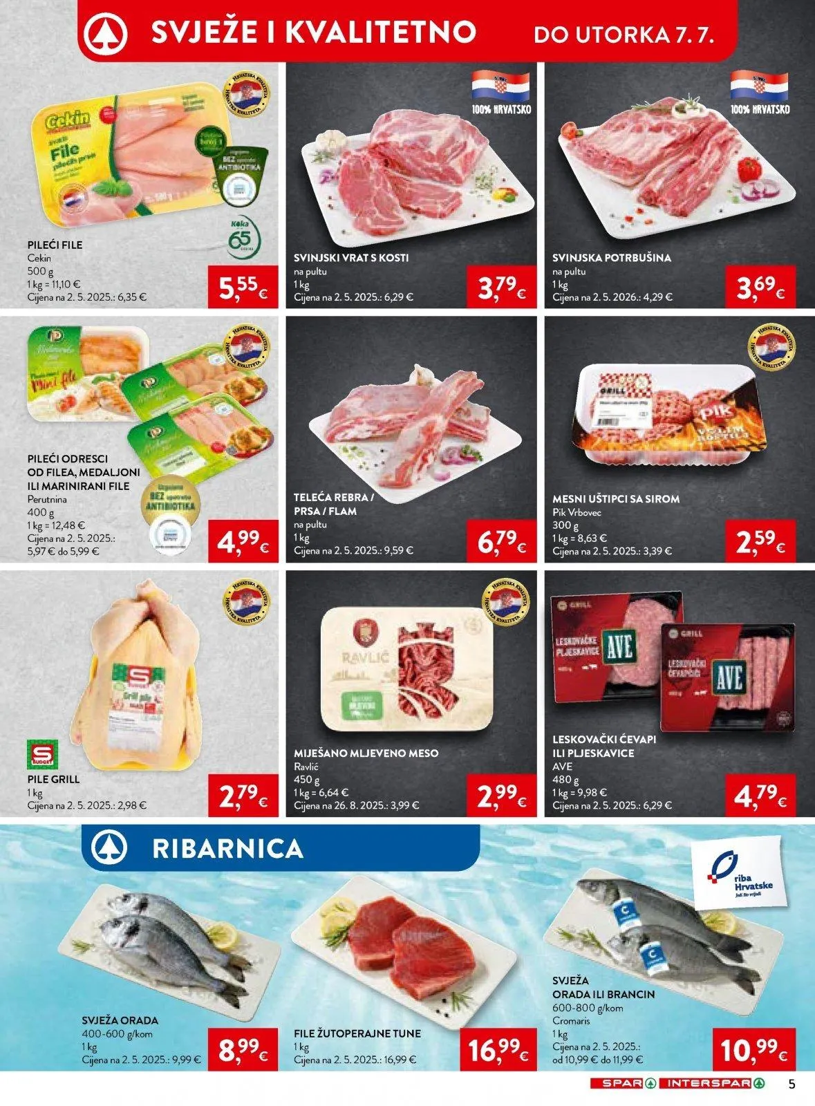 Katalog Spar katalog do 07.07.2026 od 1. srpnja do 7. srpnja 2026. - Pregled Stranica 5