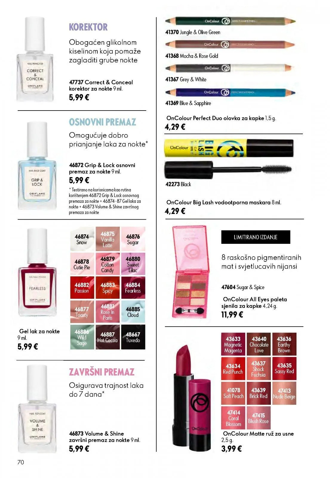 Katalog Oriflame katalog do 14.07.2026 od 26. lipnja do 14. srpnja 2026. - Pregled Stranica 70