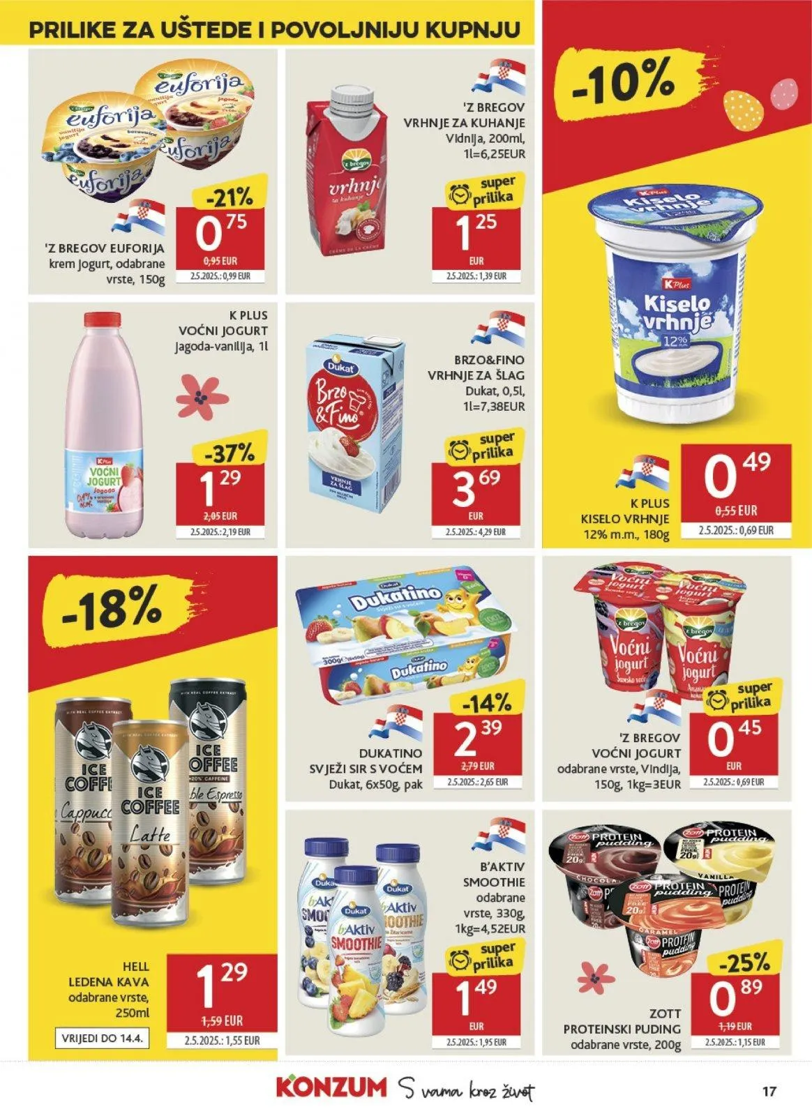 Katalog Konzum katalog do 07.04.2026 od 2. travnja do 7. travnja 2026. - Pregled Stranica 17