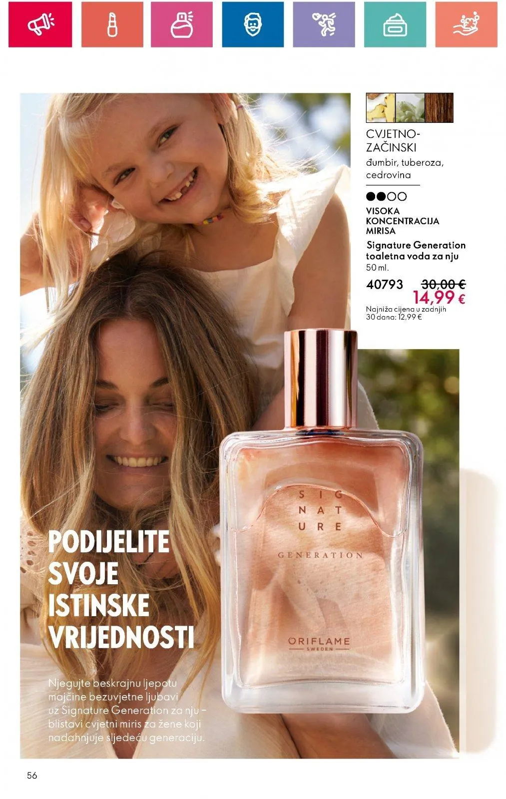 Katalog Oriflame katalog do 11.09.2024 od 29. kolovoza do 11. rujna 2024. - Pregled Stranica 56