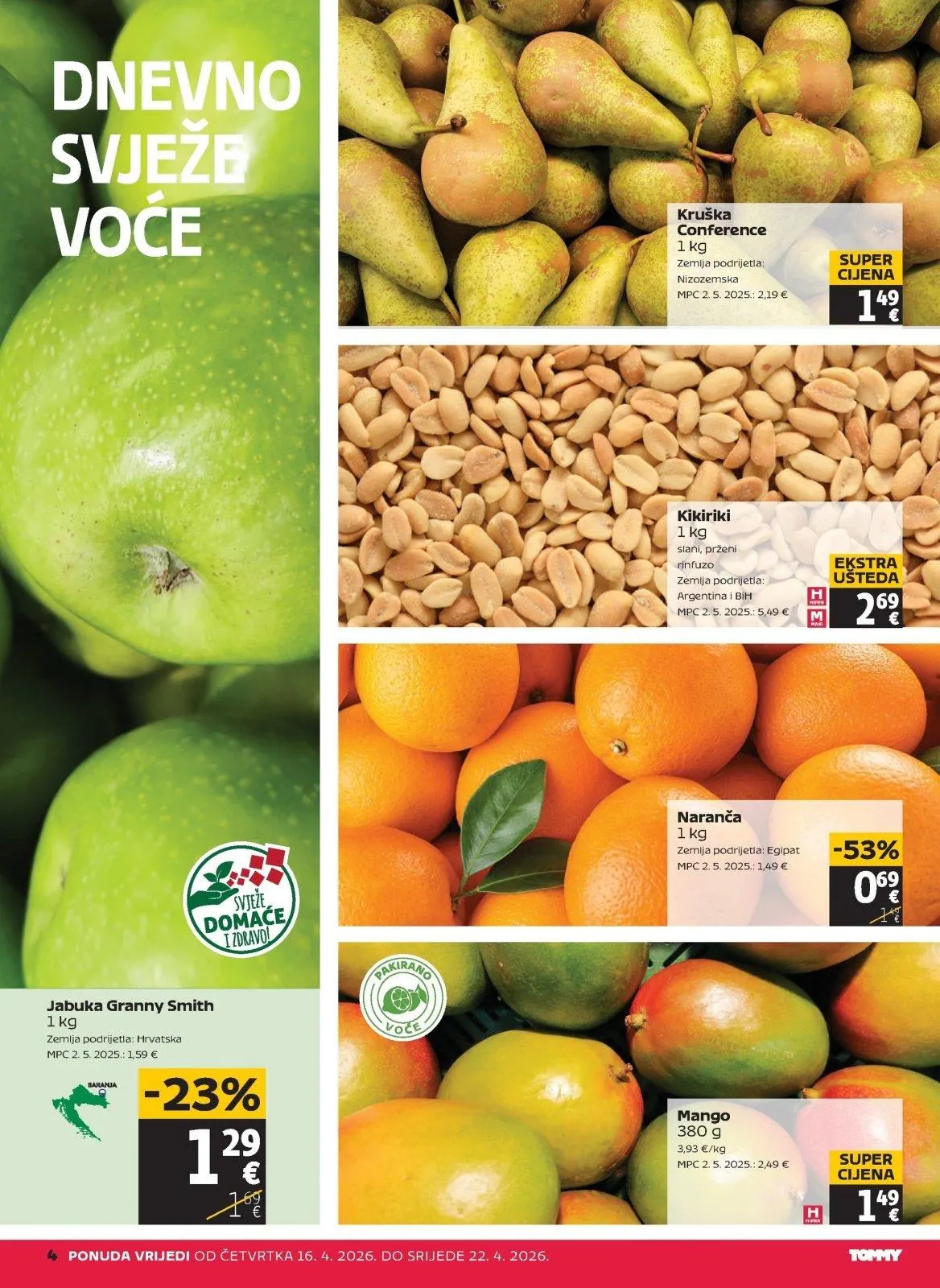 Katalog Tommy katalog do 22.04.2026 od 16. travnja do 22. travnja 2026. - Pregled Stranica 4