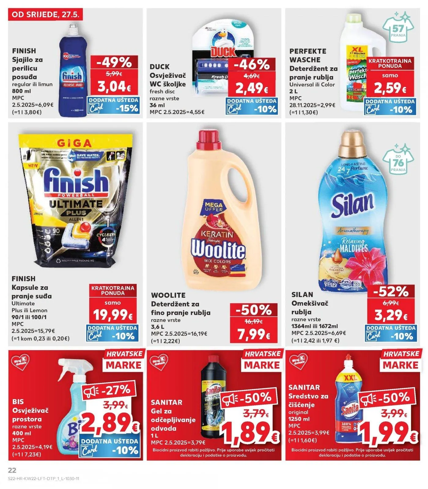 Katalog Kaufland katalog do 02.06.2026 od 27. svibnja do 2. lipnja 2026. - Pregled Stranica 22
