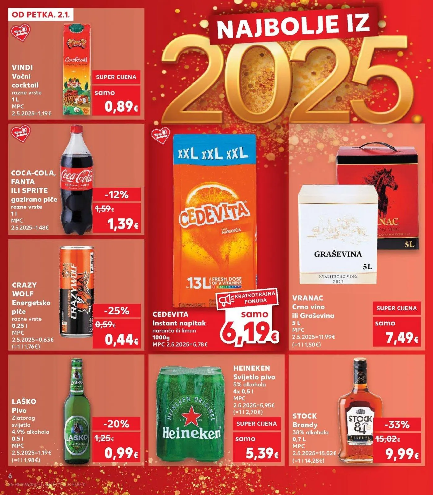Katalog Kaufland katalog do 06.01.2026 od 6. siječnja do 6. siječnja 2026. - Pregled Stranica 6