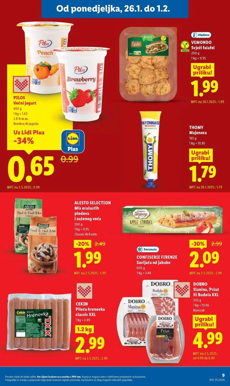Katalog Lidl katalog do 01.02.2026 od 22. siječnja do 1. veljače 2026. - Pregled Stranica 9