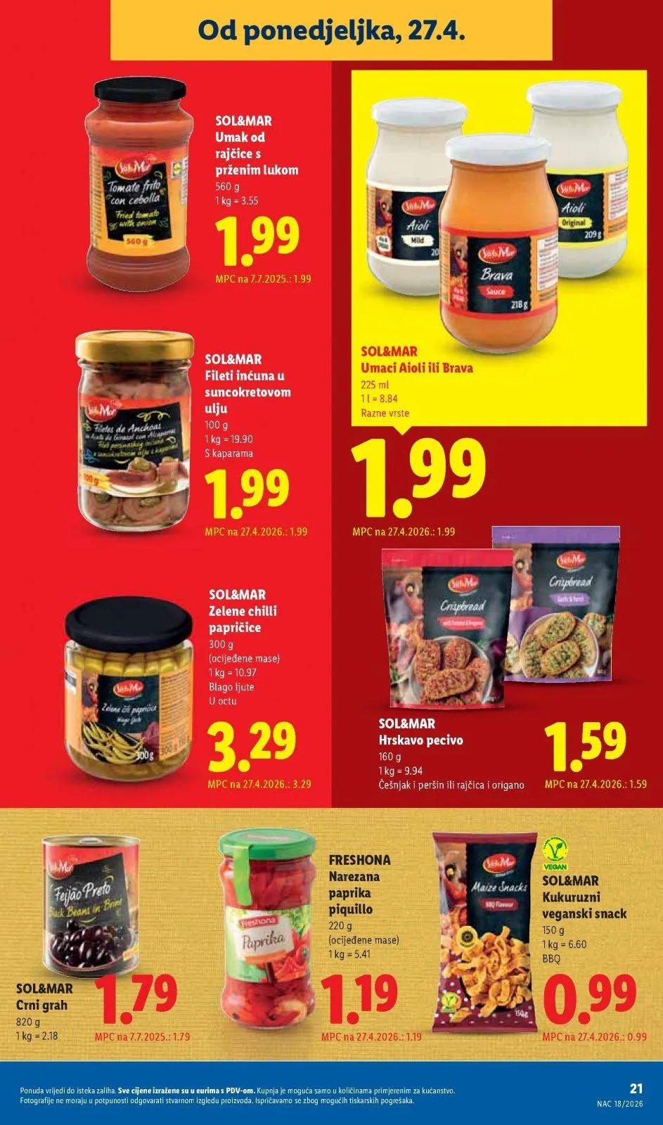 Katalog Lidl katalog do 03.05.2026 od 23. travnja do 3. svibnja 2026. - Pregled Stranica 21