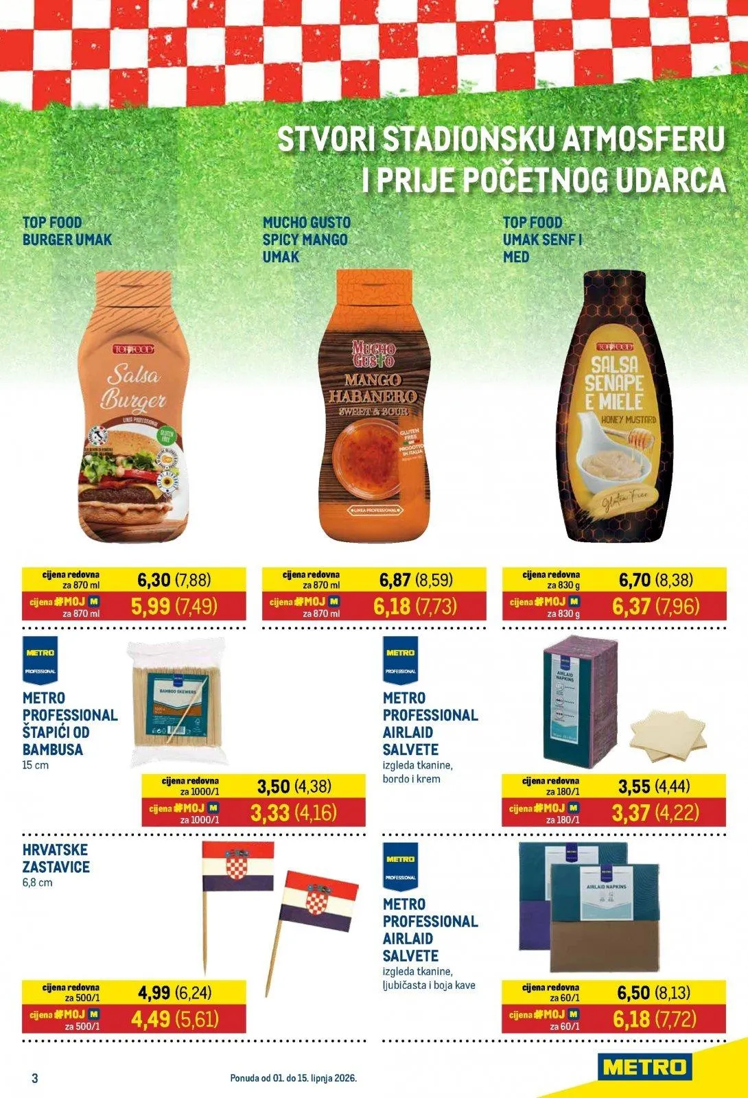 Katalog Metro katalog do 16.06.2026 od 9. lipnja do 16. lipnja 2026. - Pregled Stranica 3