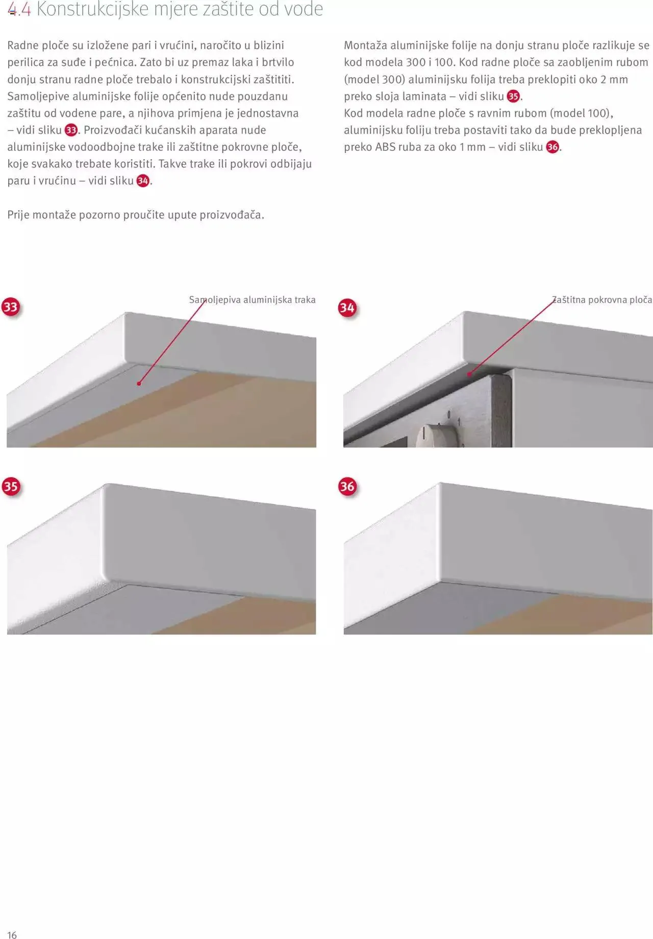 Katalog Elgrad - Egger radne ploče - Upute za preradu i dodaci od 1. travnja do 31. prosinca 2023. - Pregled Stranica 16