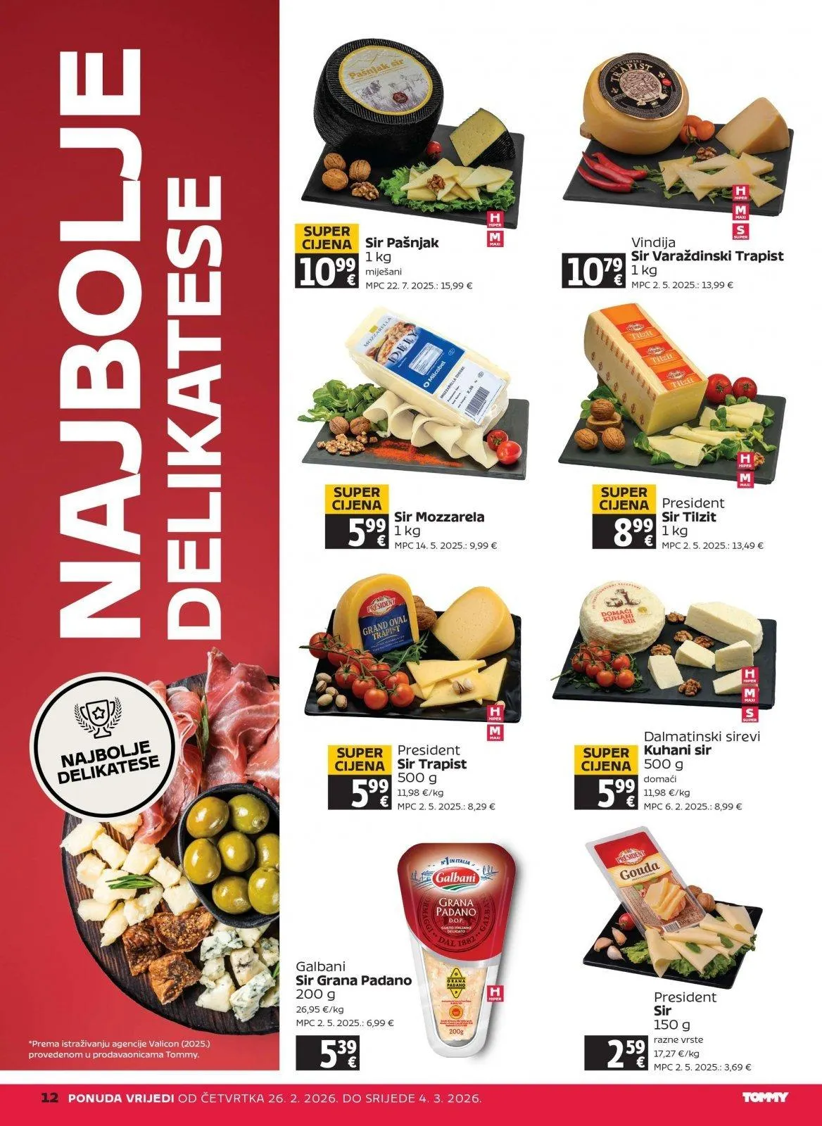 Katalog Tommy katalog do 04.03.2026 od 26. veljače do 4. ožujka 2026. - Pregled Stranica 12