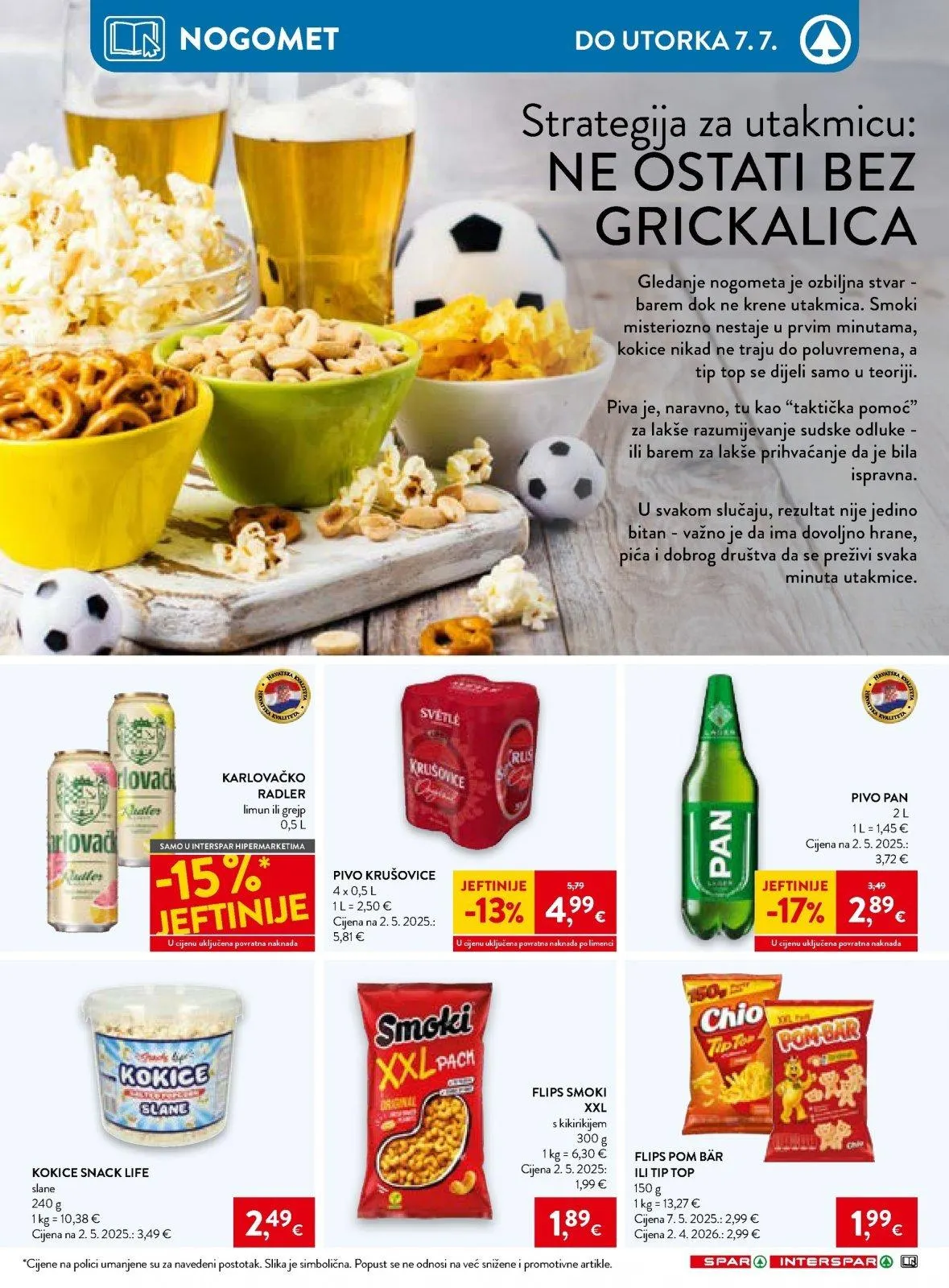 Katalog Interspar katalog do 07.07.2026 od 1. srpnja do 7. srpnja 2026. - Pregled Stranica 21