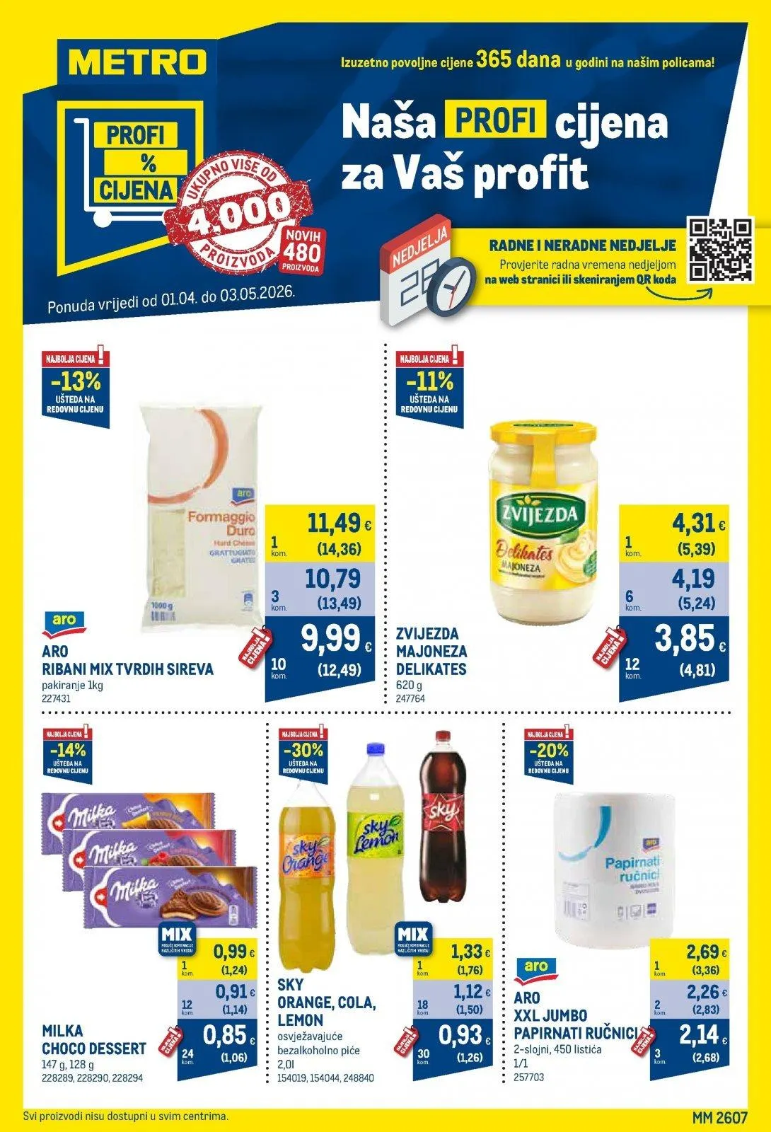 Katalog Metro katalog do 03.05.2026 od 2. travnja do 3. svibnja 2026. - Pregled Stranica 1