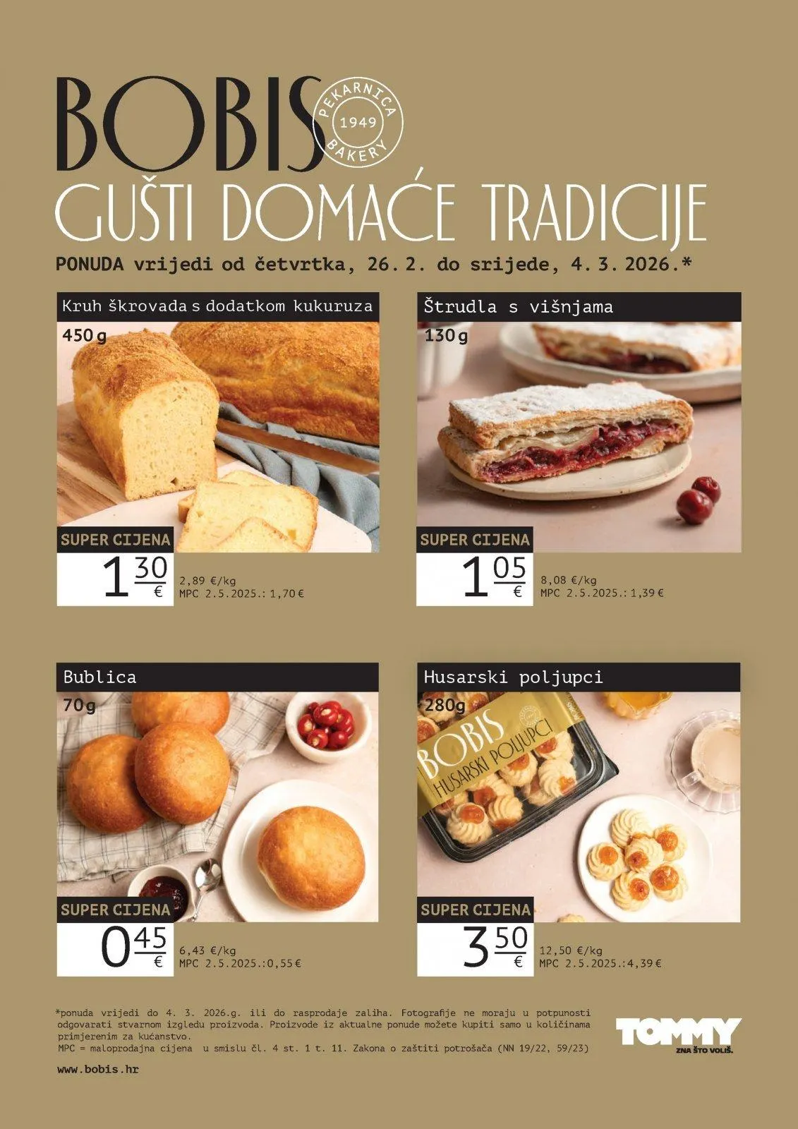 Katalog Tommy katalog do 04.03.2026 od 26. veljače do 4. ožujka 2026. - Pregled Stranica 1