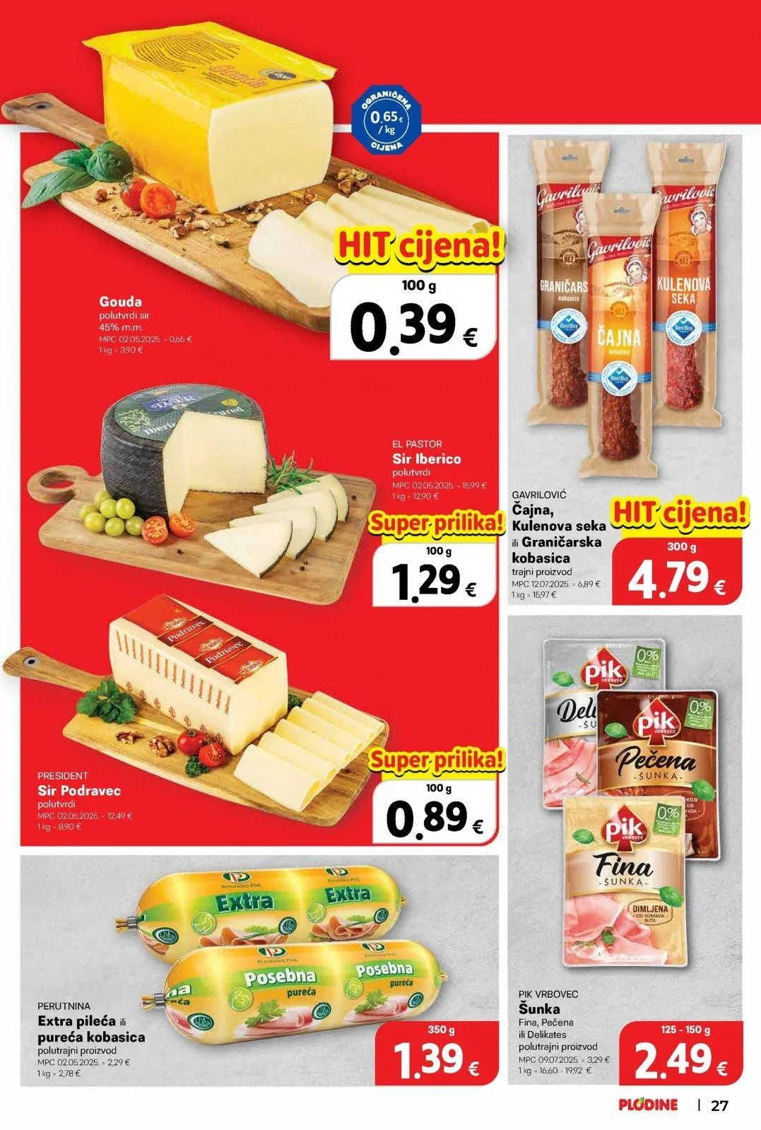 Katalog Plodine katalog do 17.02.2026 od 12. veljače do 17. veljače 2026. - Pregled Stranica 27