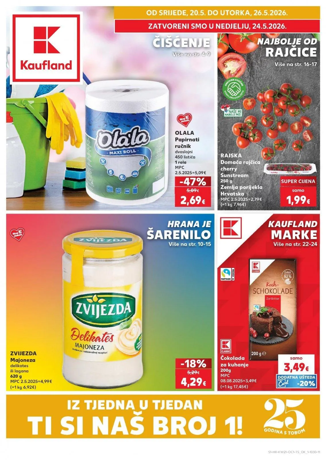 Katalog Kaufland katalog do 26.05.2026 od 20. svibnja do 26. svibnja 2026. - Pregled Stranica 1