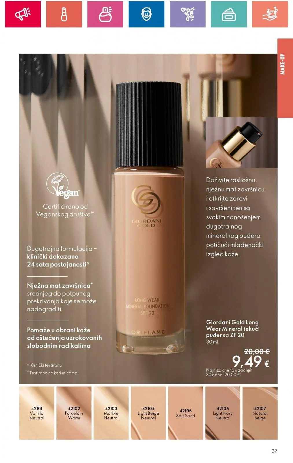 Katalog Oriflame katalog do 11.09.2024 od 29. kolovoza do 11. rujna 2024. - Pregled Stranica 37