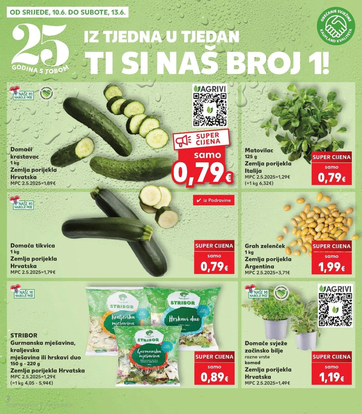 Katalog Kaufland katalog do 16.06.2026 od 10. lipnja do 16. lipnja 2026. - Pregled Stranica 2