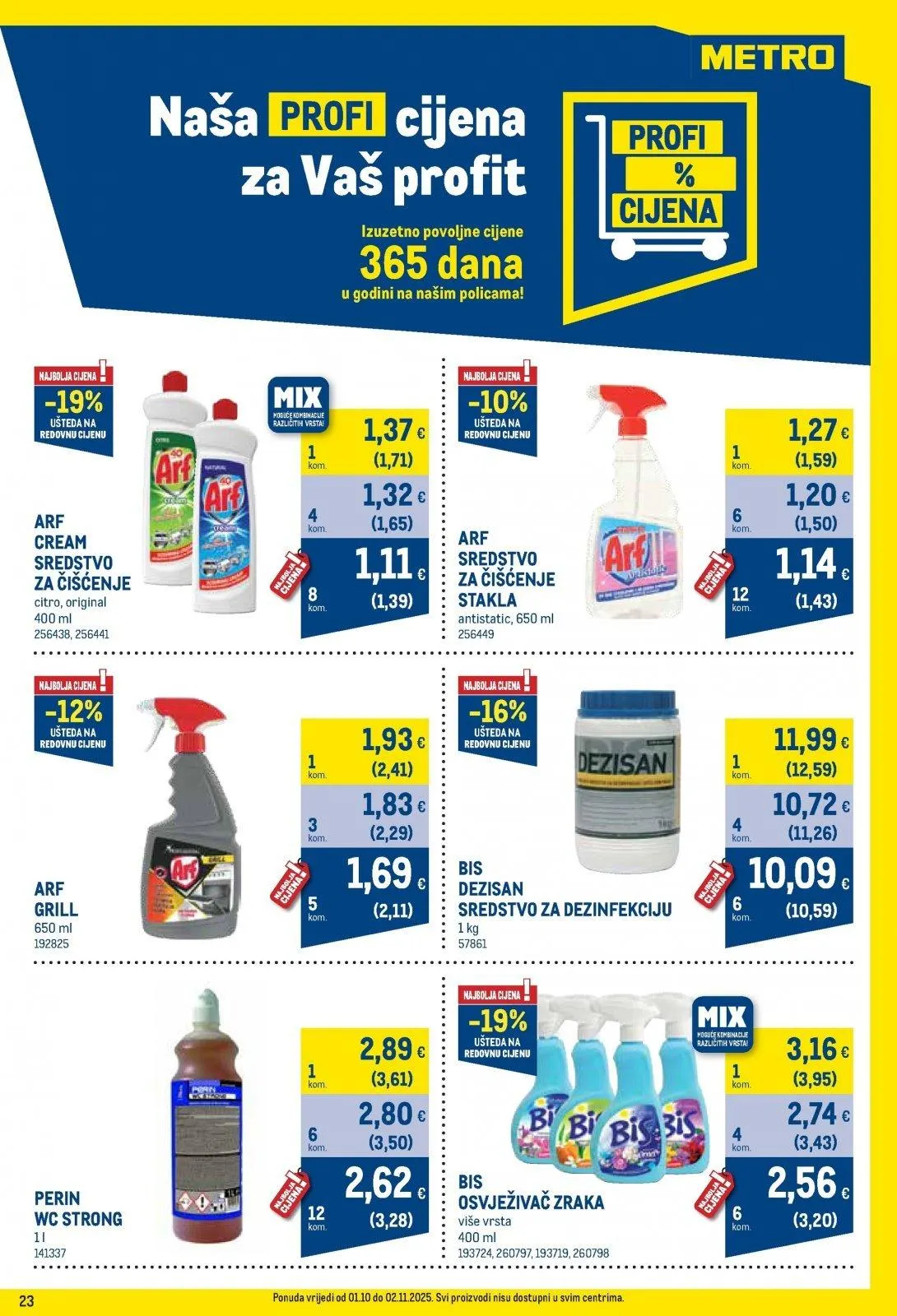 Katalog Metro katalog do 02.11.2025 od 28. listopada do 2. studenoga 2025. - Pregled Stranica 23